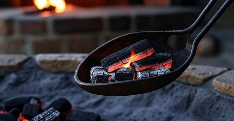 carbones y brasas encendidas en la Biblia