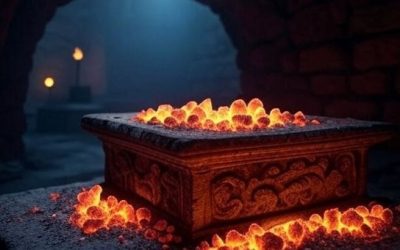 ¿Dónde se mencionan carbones o brasas encendidas en la Biblia?