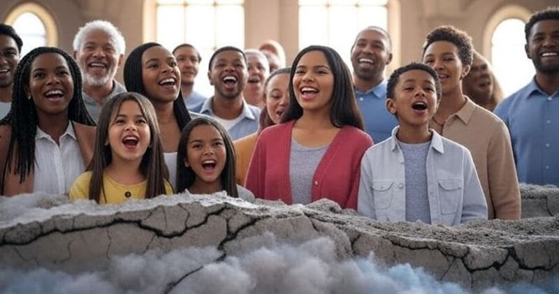 la iglesia canta la tierra se estremece