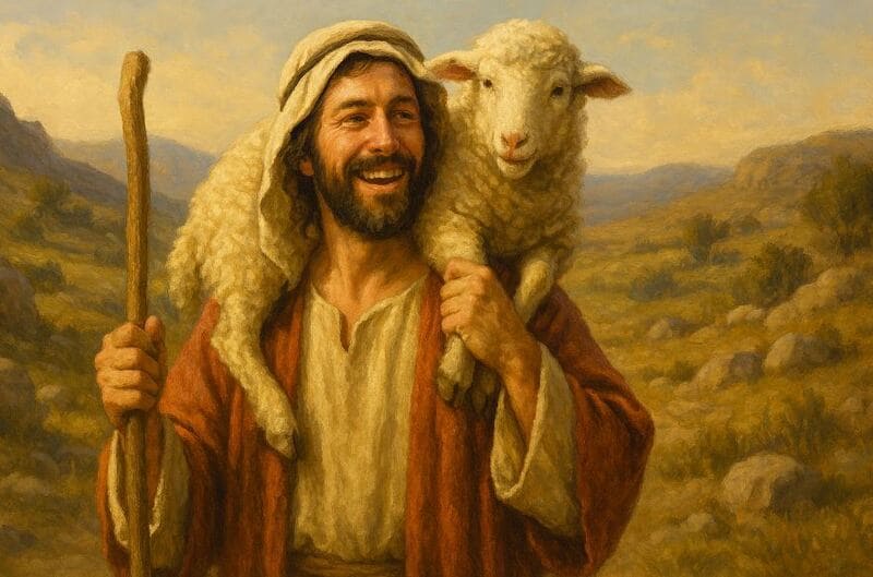 imagen bíblica de cargar a alguien