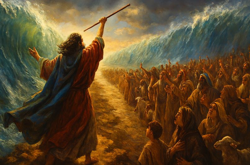 evidencia del cruce del mar rojo