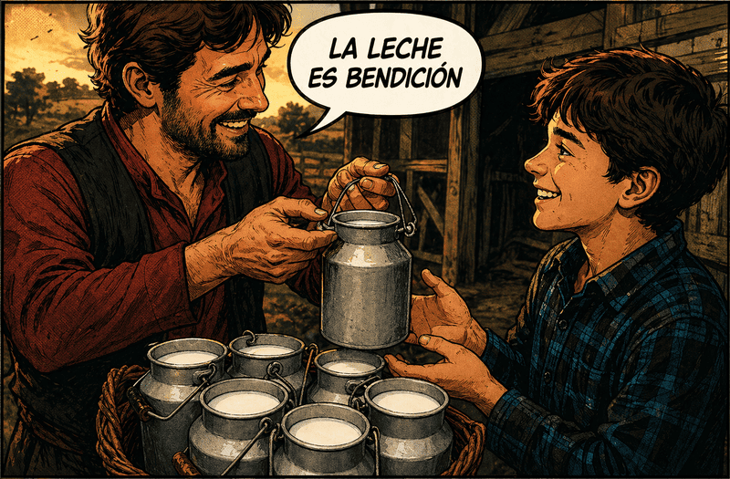 que significa soñar con leche según la biblia