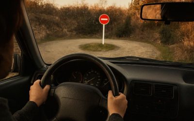 Soñar con dar vueltas en el mismo lugar en un carro: Significado