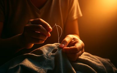 Soñar con reparar ropa: Mensaje de restauración espiritual