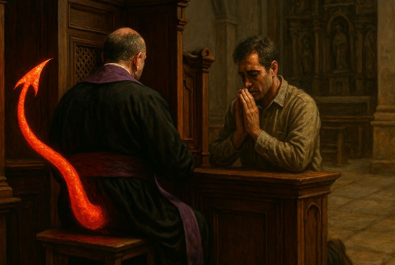 donde dice la biblia que hay que confesarse ante un hombre