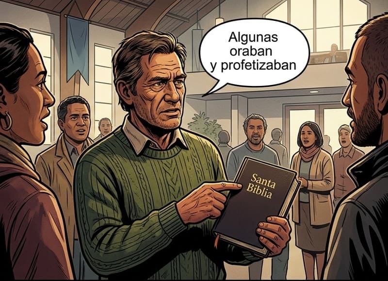 la mujer calla en la congregación explicacion