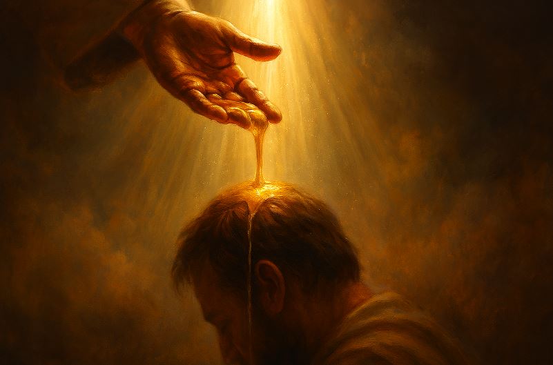 que simboliza soñar con aceite según la biblia