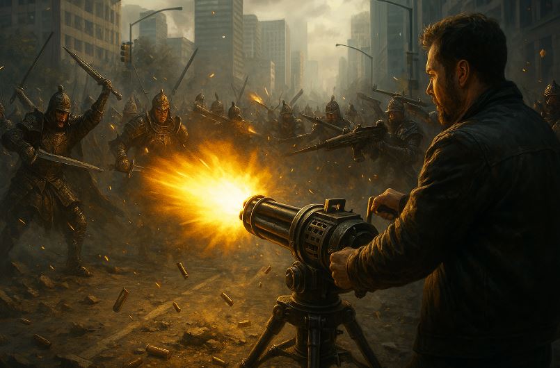 soñar con arma de fuego y disparos