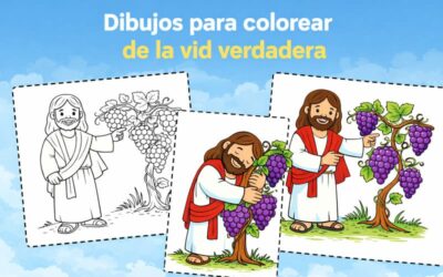 Yo soy la vid verdadera | Dibujos para colorear para niños