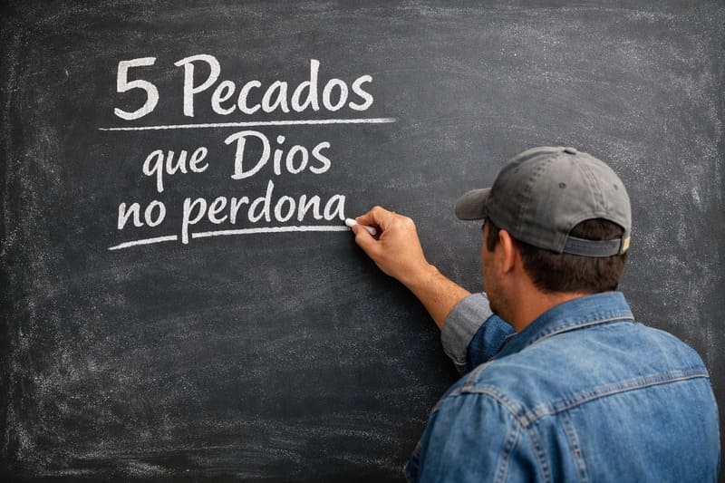 5 pecados que dios no perdona biblia
