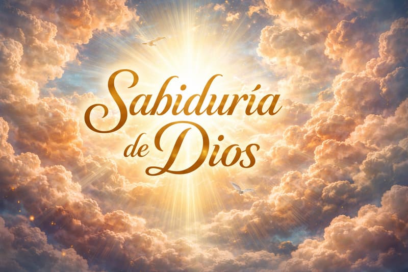 sabiduría de dios biblia