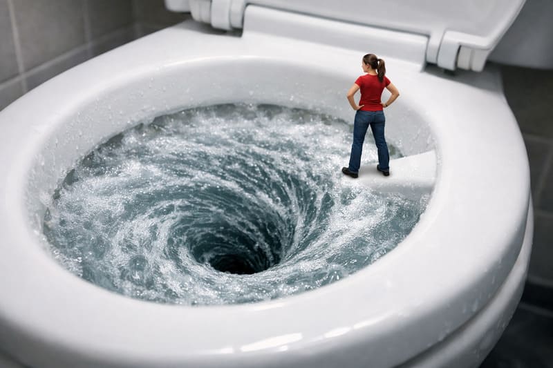 soñar con remolino de agua y personas significado