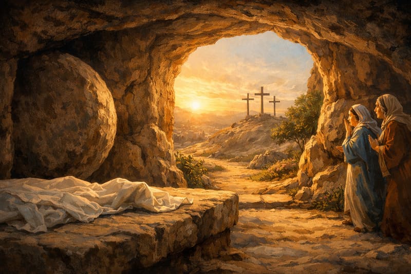 dónde está jesús según la biblia actualmente