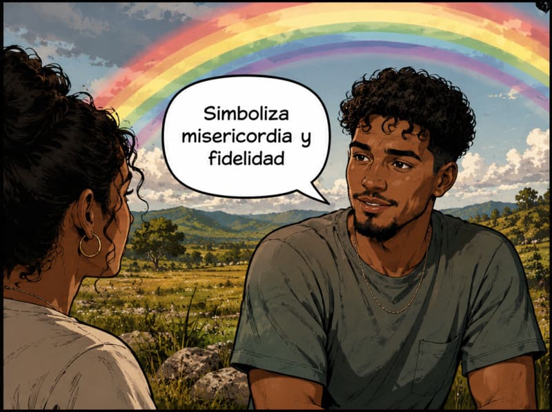 que significa soñar con arcoíris según la biblia