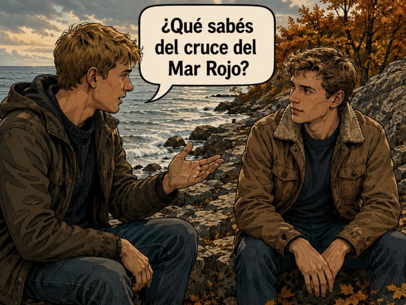 quien cruzó el mar rojo en la biblia moises