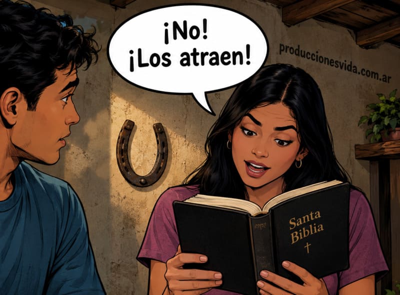 las herraduras atraen demonios biblia
