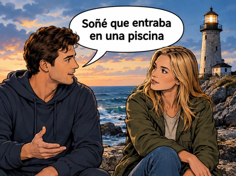 Soñar entrando en agua – Significado espiritual y bíblico