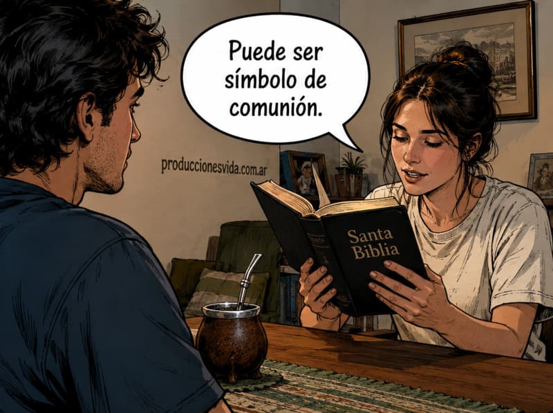 soñar tomando mate biblia